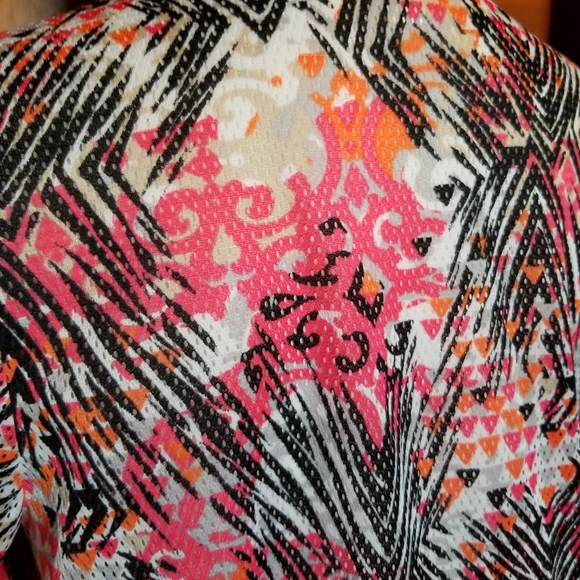 Christopher and Banks Swim Bathing Suit Mesh Coverup Multicolored Sz M - Picture 8 of 8